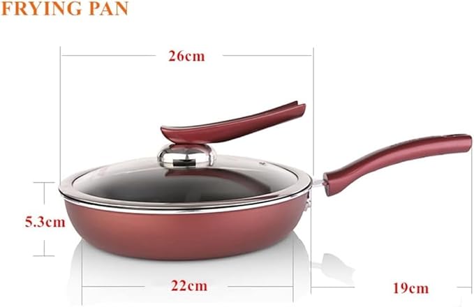 Pots and Pans Set 3 Piece Cookware Set Wok Frying Pan Soup Pot With Glass Lid Aluminum Alloy Non-Stick Cooking Pot Set Kitchen Kitchen Cooking Set