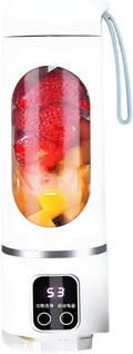 New wireless portable household juicer juicing cup USB charging small juicer (A-White)