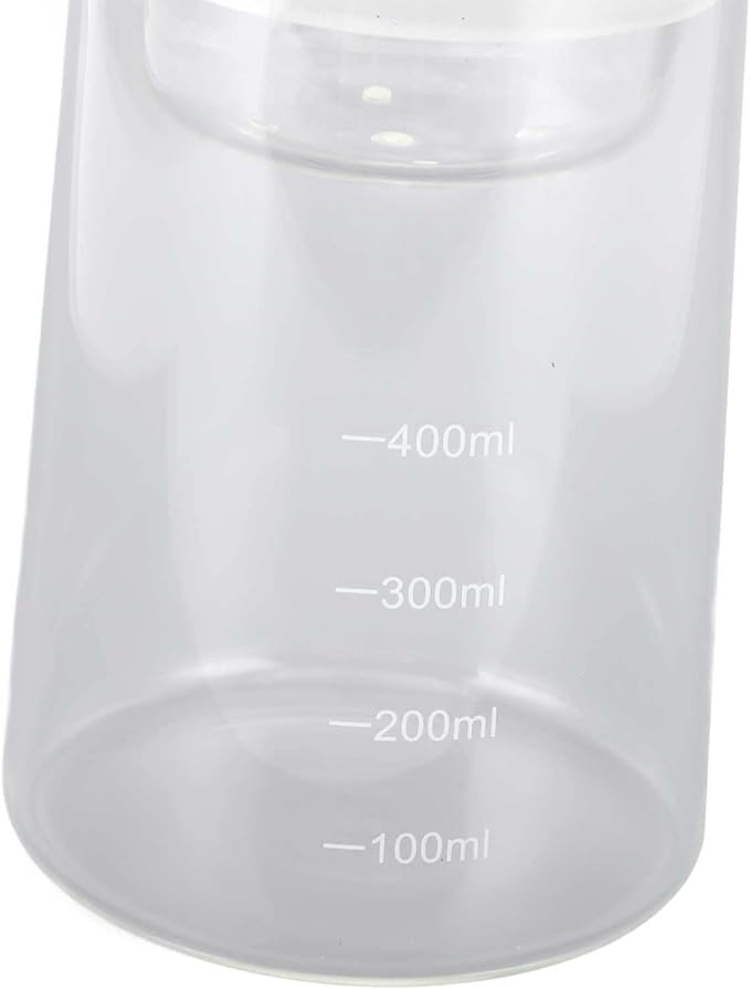 400ml Transparent Coffee Drip Pot High Borosilicate Glass Cold Brew Dripper Adjustable Ice Coffee Maker with Detachable Filter Wide Application for Home and Entertaining