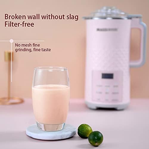 Portable Soy Milk Maker Multifunction Mini Juicer Soymilk Machine Household Small Multifunctional Food Supplement Heating(D)