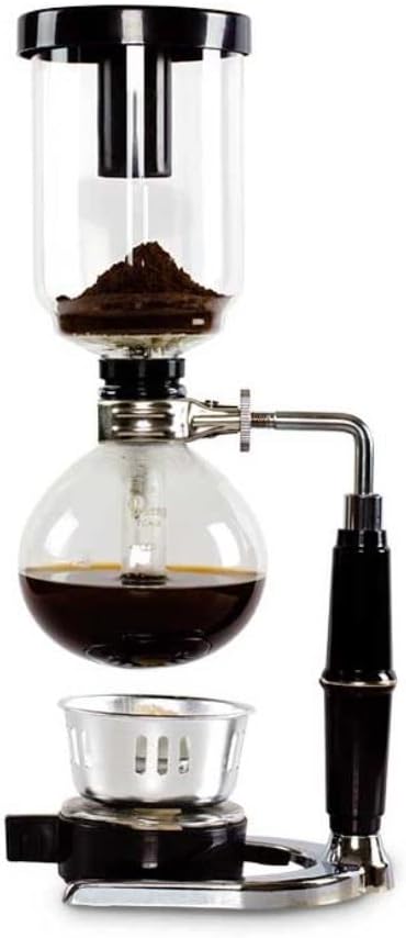 Vacuum Siphon Coffee Maker Desktop Household Glass Coffee Maker Siphon Type Manual Coffee Maker Coffee Set 3 Cups-5 Cups Capacity (Size : 5 cups capacity)