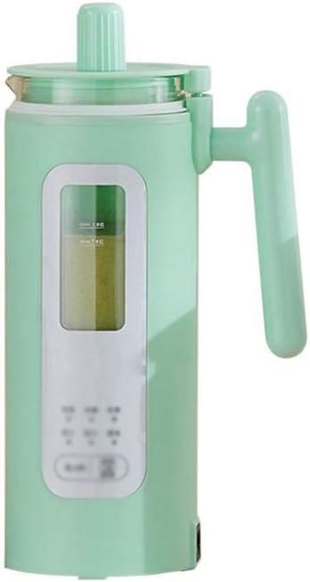 Soymilk Machine Soy Milk Maker Automatic Portable Electric Heating SOYA-Bean Milk Stir Rice Paste Maker Filter-Free 350ml(Gray)