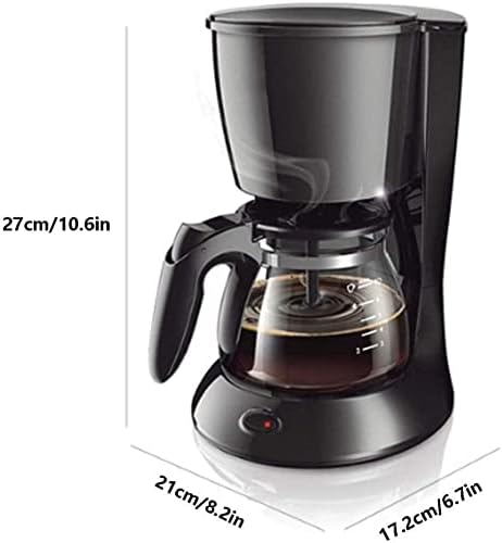 Coffee Maker Coffee Machine Household Drip Coffee Machine Fully Automatic Small Latte And Cappuccino Maker 600ml Easy To Operate Coffee Machine (Color : White) 20240311