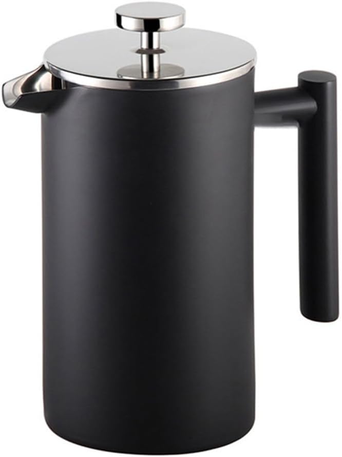 French Press Coffee MakerDouble Wall Stainless Steel Insulated Coffee Tea BrewerCoffee PotManual Espresso Coffee Machine (51oz)