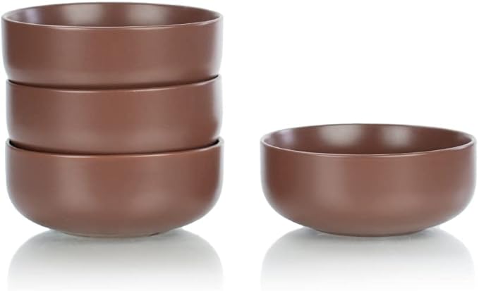 Everything Kitchens Modern Flat Dinnerware Collection (Mojave 24 Piece Dinnerware Set)