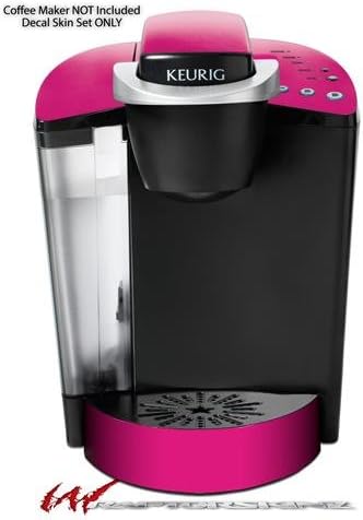 Decal Style Vinyl Skin compatible with Keurig K40 Elite Coffee Makers Solids Collection Hot Pink (Fuchsia) (COFFEE MAKER NOT INCLUDED)