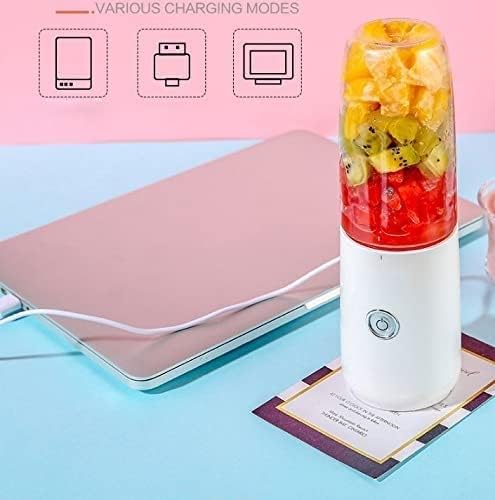 Portable Blender Personal Size Blender for Shakes and Smoothies Rechargeable Mini Travel Blender with 3D Six Blades Mixer Cup for Home Sports Outdoor