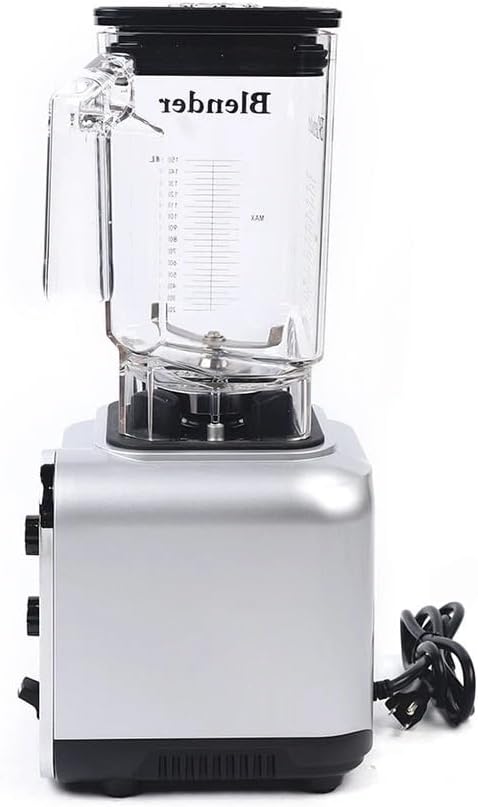 Heavy Duty Commercial Blender 2200W Professional Countertop Blender with Timer10 Speeds 50 oz Large Capacity for Crushing Ice Frozen Fruit Soup and Smoothies for Home and Restaurant Use
