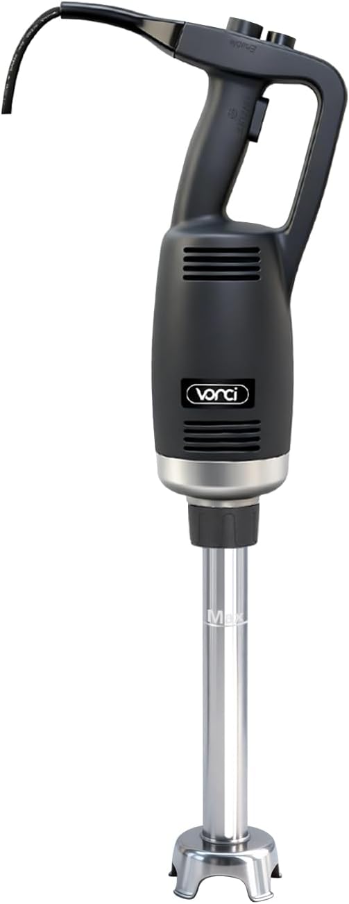 VONCI 750W Commercial Immersion Blender Electric Hand Blender with 16 Detachable Shaft Variable Speed 8000-19000RPMIndustrial Immersion Blender for Restaurant Kitchen.Extra Heavy Duty Hand Mixer.