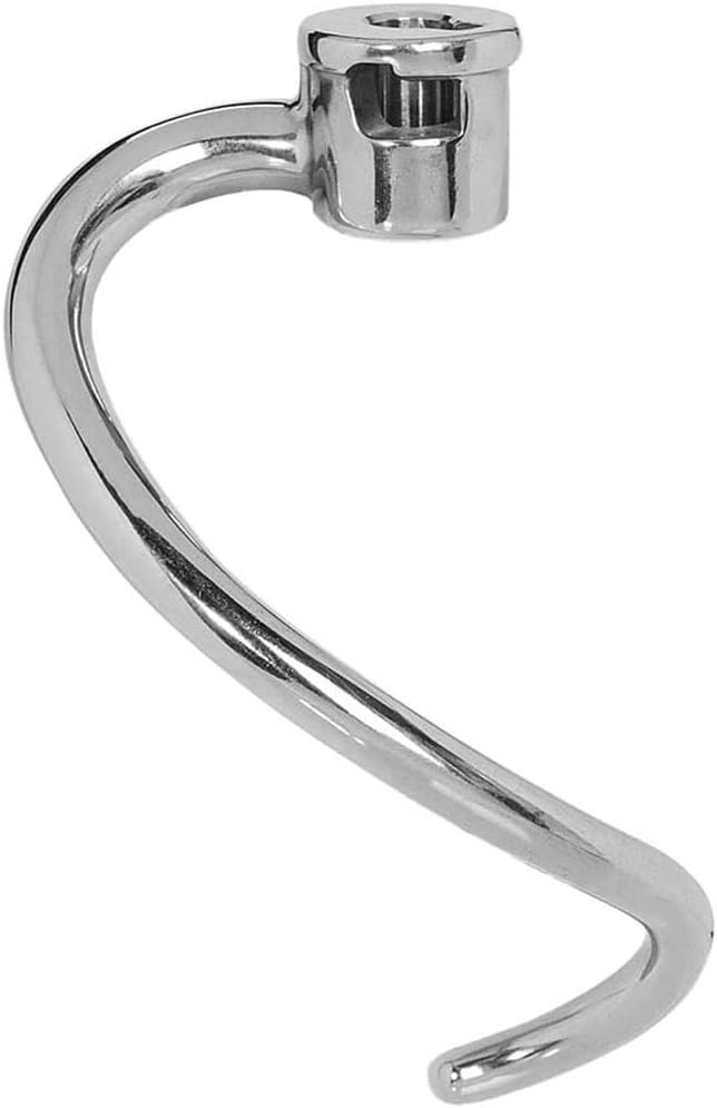 N85R Spiral Coated Dough HookMetal Dough Hook Compatible with KitchenAid 5K7SDH Spiralizer KA 7QT 5KSM7580X 5KSM7586P 5KSM7990 5KSM8990