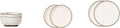 Porcelain Dinnerware Set Plates Bowls Cups Dishes Tableware Combination Everyday Use Dinner Plates Soup Bowls Salad Plates Elegant Style Microwave Dishwasher Oven Safe
