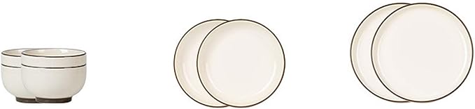 Porcelain Dinnerware Set Plates Bowls Cups Dishes Tableware Combination Everyday Use Dinner Plates Soup Bowls Salad Plates Elegant Style Microwave Dishwasher Oven Safe