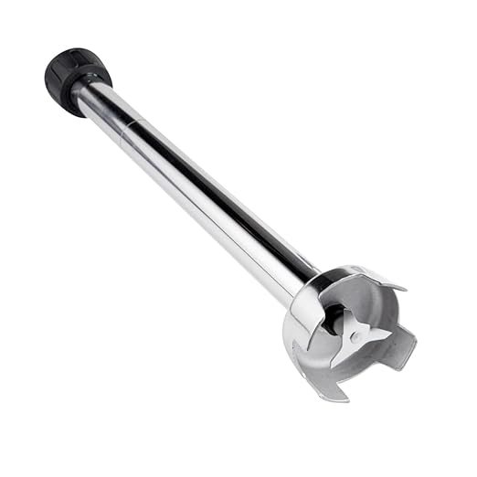 Restaurantware ATTACHMENT ONLY: Hi Tek 21 Inch Immersion Blender Attachment 1 Dishwashable Blending Shaft - Blender Sold Separately Durable Stainless Steel Blender Attachment