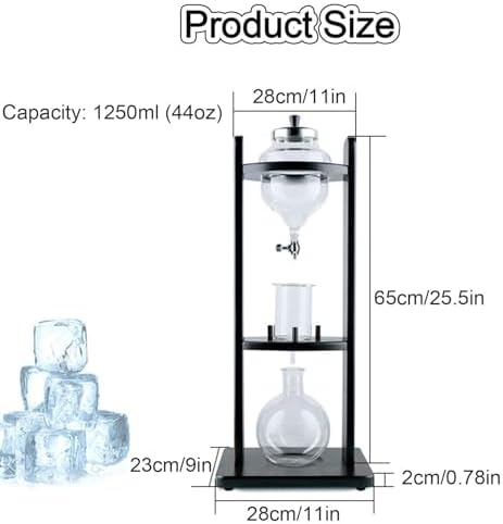 Cold Brew Drip Tower Ice Coffee Machine Handmade Drip Coffee Tool Set Manual Coffee Extractorfor Home
