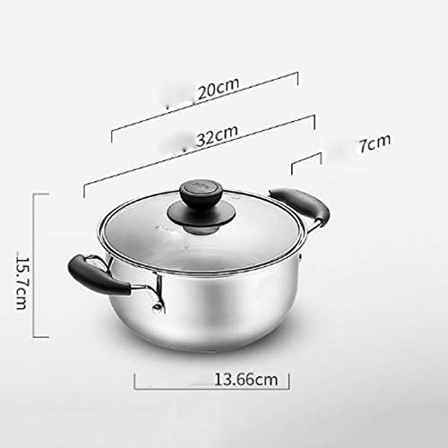 Cookware 2Pcs Cookware Set Non-stick Cookware Frying Pan Cooking Pot &amp Pan Saucepan with Glass Lid