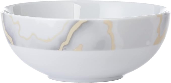 Safdie &amp Co. Electric Marble 16 Piece Dinnerware Set Service for 4 Fiesta Dinnerware home trends and home food network essentials Porcelain dinner plates 16 L x 12 W x 15 H
