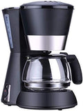 Coffee Machine 650ML Household Office American Style Drip Tea/Coffee Making 6 Cups Coffee Maker 600W Temperature Control Black
