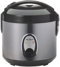 6 Cup Rice Cooker with Stainless Steel Body