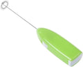 Milk Foamer Coffee Whisk Mixer Blender Egg Beater Mini Frother Handle Stirrer Maker Cooking Tools(Green 1pcs)