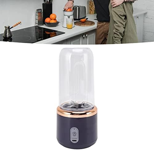 USB Size Blender 300ml Baby Food Shakes Food Processor Portable Blender with Lid for Travel and Outdoor