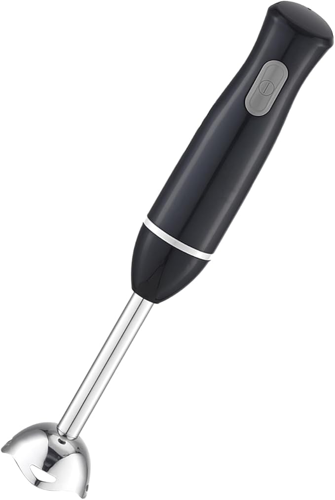 Immersion Blender with Electric Design 38x6.5cm Soup Puree Mixer Multi-Purpose Food Blender Ergonomic Grip for Soups Sauces Milkshakes and Dressings