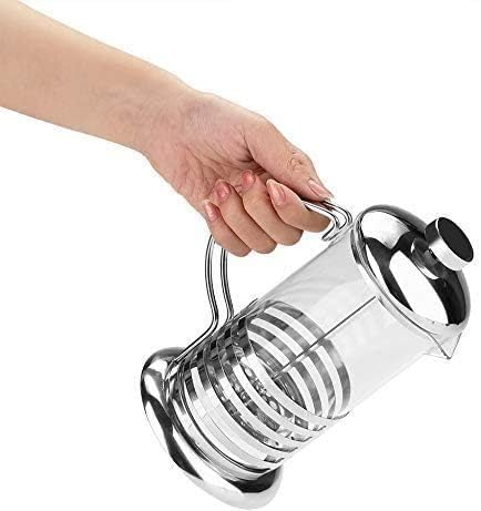 34 oz French Press Coffee/Tea Maker Heat Resistant Borosilicate Glass French Presses Coffee Maker