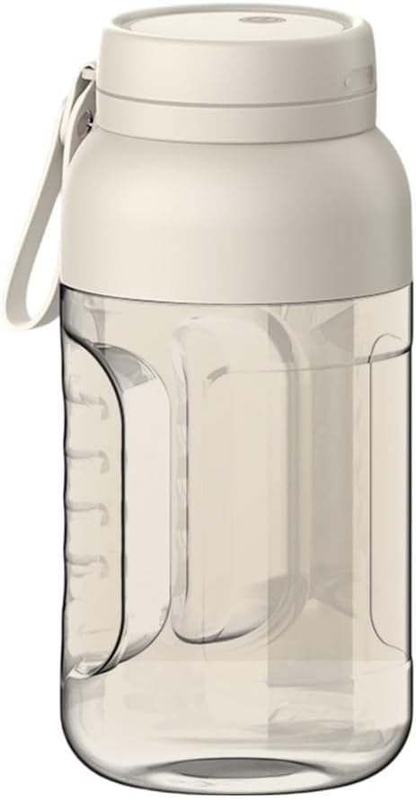 Dual Cover Design in a 1200ml Portable Juicer Cup with Enhanced Safety Features for User Protection /896(White)