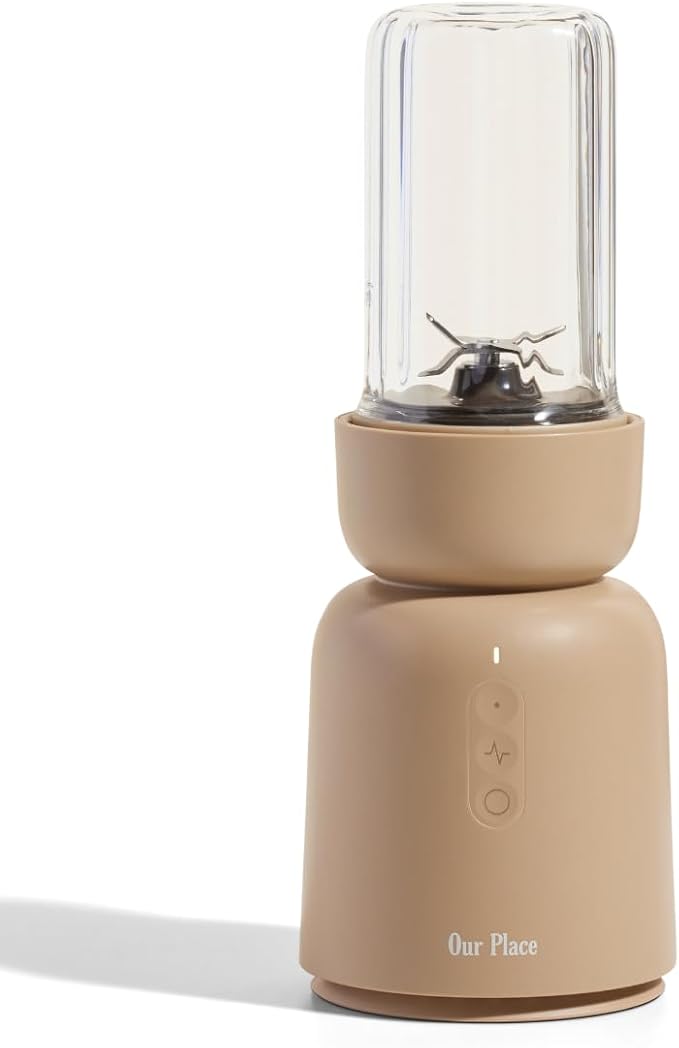 Our Place Splendor Blender - 1000W High-Power | Ultra-Sharp Blades | 2 Blending Modes | Includes 25 oz Personal Cup and Drinking Lid Set | Smoothies Shakes &amp More | Steam
