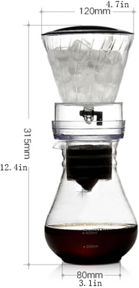 Smoothly Drip Iced Coffee Maker 20oz or 27oz with Adjustable Water Flow Iced Coffee Maker with Sharing Pot Coffee Pots