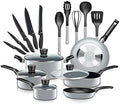 For SereneLife 20-Piece Set Kitchenware Pots &amp Pans Basic Kitchen Set