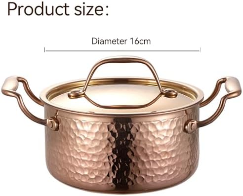 Premium Handmade Copper Cookware Set Thick Hammered Modern Pots &amp Pans Durable Artisan Kitchen Essentials Stylish Pure Copper Cooking Tools for Chefs