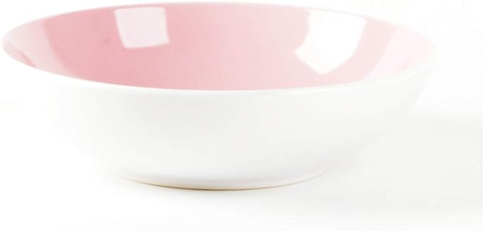 Stoneware Coupe Shape Soup/Pasta Bowl - 8 inch - Set of 6 Very Rose Assorted Colors