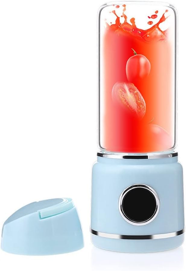 Portable Blender for Shakes and Smoothies: Personal Size Single Serve Travel Fruit Juicer Mixer Cup with Rechargeable USB Small Electric Individual Mini Blender for Juice Milk