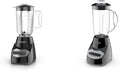 BLACK+DECKER 10-Speed Countertop Blender Bundle with 5-Cup Glass and 6-Cup Plastic Jars Stainless Steel Blades