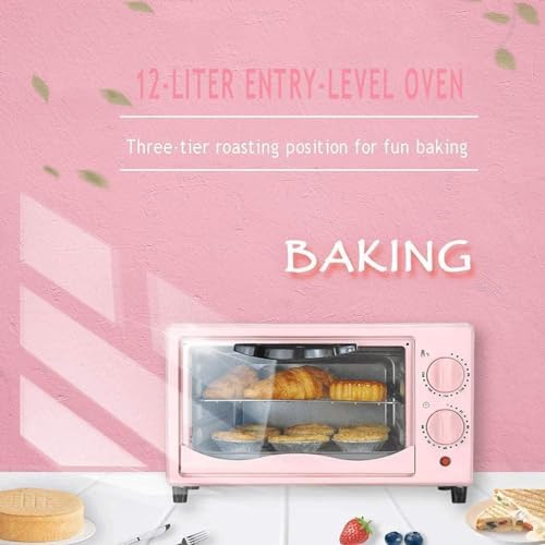 12L Mini Air Fryer Oven Countertop Toaster Oven with Convection Multi-Function Cooking Compact Design for Baking Roasting &amp Toasting Perfect for Small Spaces