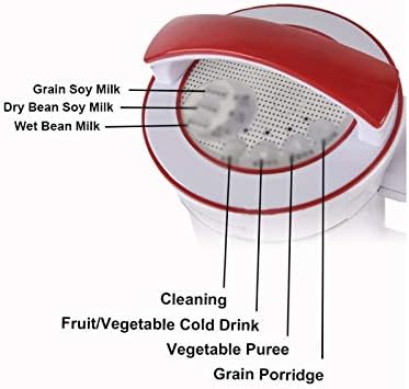 Multifunction Soymilk Machine Juice Stir Rice Paste Maker Stainless Steel Fruit Juice Soy Milk Cereal Soup Maker