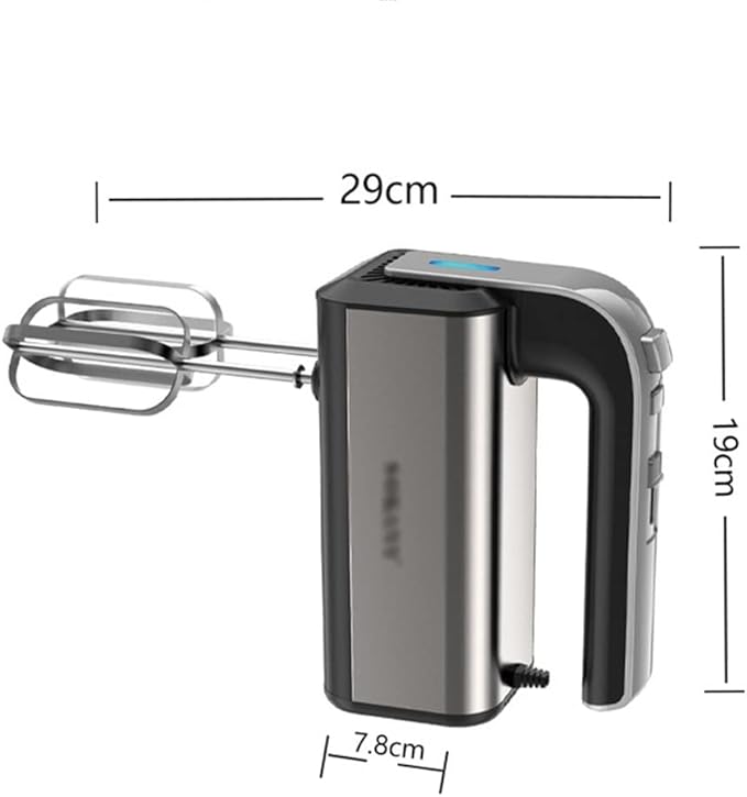 Electric Food Mixer Hand Blender Egg Beater Mixer Spiral Whisk Crea (Color : A Size : As the picture shows)