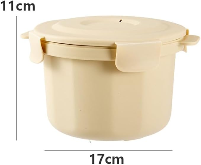 Microwave Rice Cooker And Steamer Pot With Steam Circulation For Even Cooking Of Rice Pasta And Vegetables Portable Design For Travel And Easy Maintenance