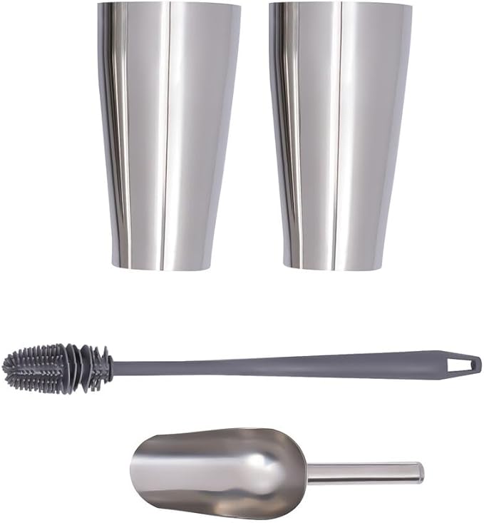 Milkshake machine commercial stainless steel milk shaker with double head beverage blender electric milkshake machine stainless steel drink and juice blender with 2 x 800 ml cups 110V 180W.