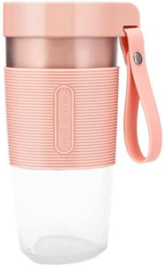 Personal Blender Making Shakes and Smoothies BPA Free Portable Travel Bottle - Dishwasher Safe(Pink)