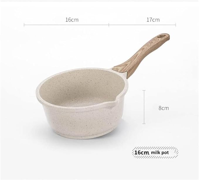Non-Stick Cookware Set Aluminum Alloy Pots and Pans with Glass Lid Gas &amp Induction Compatible