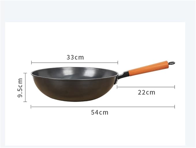 JSEIAJB Non-stick Pan Set Flat Frying Pan Wok Saucepan Soup Pot Gift 3 Pieces Camping Kitchen Supplies