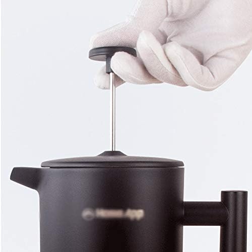 French Press Coffee Maker Stainless Steel Percolator Pot Wall &amp Large Capacity Manual Containers