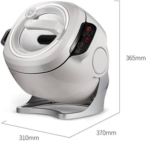 Automatic Cooking Wok Fried Rice Machine 6L Pot with Adjustable Speed 360° Automatic Stir Fry Robot for Stir Frying and Stewing