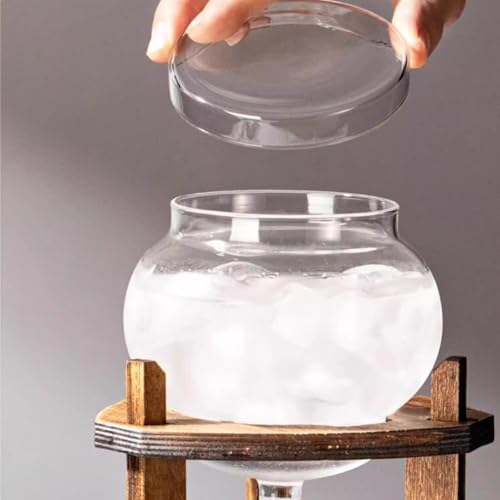 Cold Brew Drip TowerDrip Tower Coffee Maker800ml Ice Coffee Cold Brew Makerw/Adjustable Dripperfor Coffee Lover