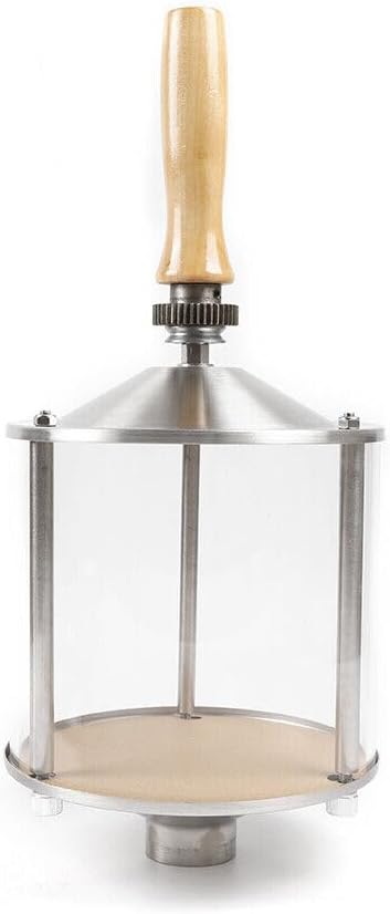 Coffee Bean Roaster110V Gas Stove Coffee Beans Roasting Machine with Funnel &amp Wooden HandleHousehold Coffee Bean Roaster with Metallic ThermometerCoffee Bean Roaster for HomeCoffee Shops