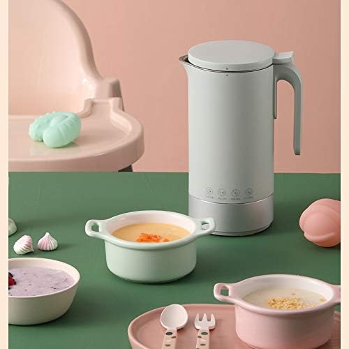 Soymilk Machine Boiled Water Automatic Mini Electric Heating SOYA-Bean Milk Juicer Stir Rice Paste Maker Filter-Free 350ml(E)