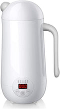 Mini Soymilk Machine Portable Soy Milk Rice Paste Maker Electric Juicer Blender Food Grinding Heating Processor 350ml(OneColor)
