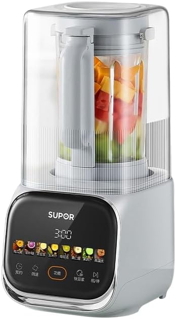 SUP0R Cooking Blender With Soundproof Shield for Soymilk &amp Juice 1.5 L Soymilk Maker