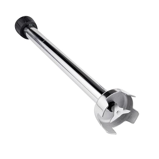 Restaurantware Hi Tek 7.7 x 4.3 x 16.3 inch Immersion Blender 1 Variable Speed Stick Blender - 1 Horsepower 750W Stainless Steel Immersion Hand Blender 110V